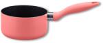 Fackelmann Mini Topf O14 cm aluminiu reciclat ceramica roz (26646)
