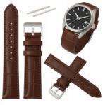 Peyton Rous 20MM-ES Óraszíj Barna Bőr Krokodil Univerzális+teleszkóp (5904492848131)