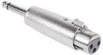  Adaptor audio Jack 6, 3 mm tata la XLR mama, carcasa metalica (ZLA0313-2)