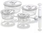 CASO Design Set recipiente vid CASO VacuBoxx R-Set 4 sticla borosilicata BPA-free rezistente la caldura (1187)