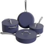 CIARRA Set vase si tigai Ciarra Beyond 4 piese ceramica antiaderenta albastru (CBCWSM7)