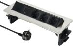 Electraline 62570 Priza Incorporabila Pop-Up 3 Prize 2 USB Fast Charge 155W Cablu 2m (62570)