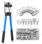 GEKO Krimpelőgép kábelsaru hüvelyekhez 6-50 mm, 60SC csatlakozókkal (ZSYS)