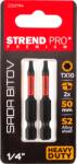 Strend Pro Set biti Torx T10 Strend Pro Premium S2, 50 mm, 2 bucati, 1/4 (2250794) Surubelnita