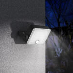 Modee LED szolár napelemes reflektor automata, 6500K, 500lm, ABS-polipropilén, IP44, mozgásérzékelő szenzor, Modee, ML-WS142 (ML-WS142)