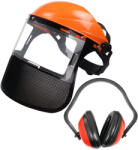 Agropro Casca cu viziera protectie si antifoane (10109809 + 10101444) - agropro