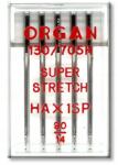 Organ Tűk Organ Stretch géphez féllapos méret 90 5db (ORGAN SUPER STRETCH 90 5szt)