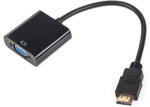 Adaptor HDMI tata la VGA mama pentru monitor si proiector, 1080p (KOM0842)