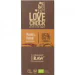 Lovechock Ciocolata raw vegana cu migdale si baobab, 70g, Lovechock
