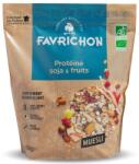 Favrichon Musli bio fara zahar cu 40% proteine, soia si fructe, 450g, Favrichon