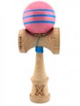 KENDAMA USA X Originala, Profesionala, Super Sticky Legendary Cupe Mari, Rulment Metalic, Roz/Linii Albastre deschise (163878)