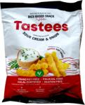 Tastees Snack din orez cu aroma de smantana si ceapa, 65g, Tastees
