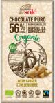 Chocolates Solé Ciocolata neagra cu 56% cacao si ghimbir Bio, 100g, Chocolates Sole