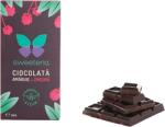 Sweeteria Ciocolata amaruie 70% cu zmeura si indulcitor, 100g, Sweeteria