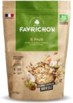 Favrichon Musli bio crocant cu 6 fructe si nuci, 375g, Favrichon