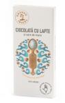 Razvan Idicel Ciocolata 54% cacao cu lapte si sare de mare, 80g, Razvan Idicel