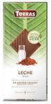 TORRAS Ciocolata cu lapte cu stevia fara zahar si gluten, 100g, Torras