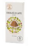 Razvan Idicel Ciocolata 54% cacao cu lapte si fistic, 80g, Razvan Idicel