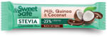 Sly Nutritia Ciocolata cu lapte si indulcitor natural de stevia Sweet&Safe, cocos si quinoa, 25 g, Sly Nutritia