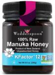 Wedderspoon Miere de Manuka KFactor 12 Raw, 250ml, Wedderspoon