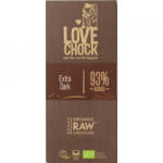 Lovechock Ciocolata raw vegana 93% cacao Extra Dark, 70g, Lovechock