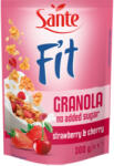Sante Granola fit fara zahar adaugat cu capsuni si cirese, 300g, Sante