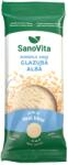 SanoVita Rondele din orez expandat cu glazura alba, 66g, SanoVita