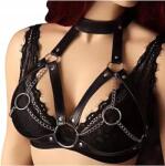 GDD Bőr melltartó Bdsm nyakörv szex melltartó (BD0003)