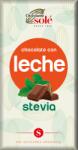 Chocolates Solé Ciocolata 39% cacao + lapte si stevie, 100g, Chocolates Sole