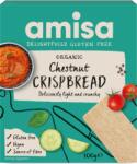 Amisa Crispbread cu faina de castane fara gluten Bio, 120g, Amisa