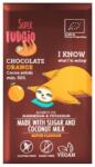 Super Fudgio Ciocolata bio cu portocale fara gluten, 80g, Super Fudgio