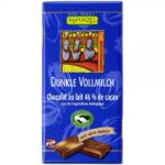 RAPUNZEL Ciocolata neagra cu 46% cacao si lapte integral bio, 100g, Rapunzel