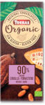 TORRAS Ciocolata neagra fara gluten cu 90% cacao Organic, 100g, Torras