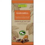 RAPUNZEL Ciocolata cu lapte si crema de caramel bio, 100g, Rapunzel