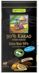 RAPUNZEL Ciocolata amaruie 90% cacao si zahar de cocos bio, 80g, Rapunzel