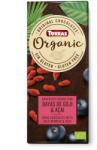 TORRAS Ciocolata neagra cu goji si acai fara gluten, 100g, Torras