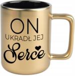 Style Couture Arany Bögre XXL Neki Ő Lopta El A Szívét Ajándék Pároknak (ZŁOTY XXL)