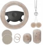  Kormányvédő autós kiegészítők Puha Szőrme Szett Nőknek