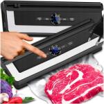 MEMFLOW Hegesztőgép Vákuumcsomagoló Prémium Élelmiszer Fólia 7 Üzemmód Zsákok (PAKOWARKA PRÓŻNIOWA DO ŻYWNOŚCI MEMFLOW)