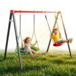 K-SPORT Hinta dupla Kerti Fém váz gyerekeknek Gólyafészek (KSOZ015 Super Fun)