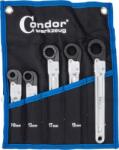 CONDOR Set chei inelare cu clichet pentru cablu, 5 piese, 10-22 mm, CR-4087-5 (CR-4087-5)