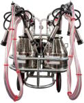 EMT Aparat de muls vaci EMT galvanizat, 2 bidoane inox 30 litri, 2 posturi( ungere) (EMT2+2US30)
