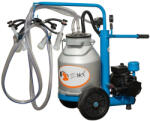 EMT Aparat de muls oi sau capre EMT BLUE, un bidon aluminiu 20 litri, 2 posturi (EMTBLUE2+1GA20)