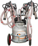 EMT Aparat de muls vaci EMT galvanizat, un bidon aluminiu 40 litri, 2 posturi( ungere) (EMT2+1UA40)