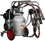 Melasty Aparat de muls vaci Melasty galvanizat, bidon aluminiu 40 litri, 2 posturi( ungere) (EMTDY2-KA40)