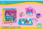 Armtoys ДЕТСКИ ЧАЙНИК НА БАТЕРИИ С ДЕСЕРТЕН КОМПЛЕКТ В КУТИЯ