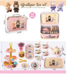 Armtoys ДЕТСКИ АЛУМИНИЕВ ЧАЕН КОМПЛЕКТ В КУФАР 36 ЧАСТИ ЛАБУБУ