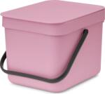 Brabantia Coș de sortare a deșeurilor Sort & Go 6 l roz (255441) Cos de gunoi