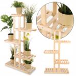 Wamar-Sosenka Fából készült virágtartó állvány Nagy Strapabíró Öko (RKA6_117X068X25_NAK1)