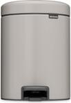 Brabantia Coș de gunoi cu pedală NewIcon 5 l, argintiu (252204) Cos de gunoi